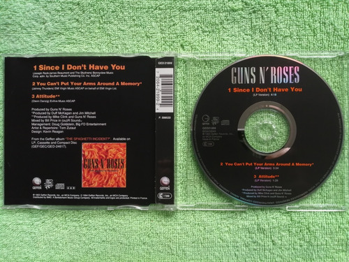 Eam Cd Maxi Single Guns N' Roses Since I Don't Have You 1994