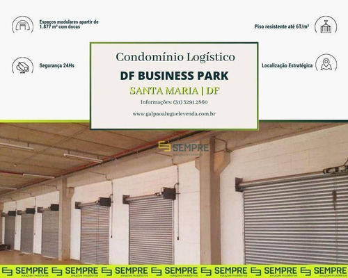 Imagem 1 de 15 de Galpão Para Alugar Em Santa Maria/df - Ga1019