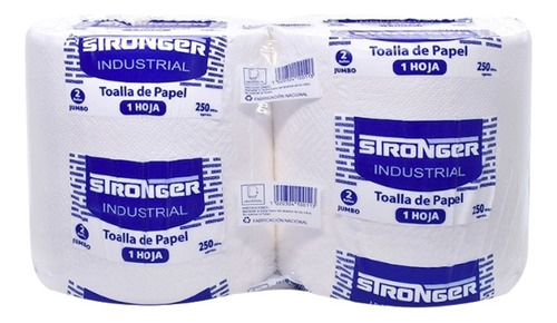 Toalla De Papel Stronger 250mt X 2un