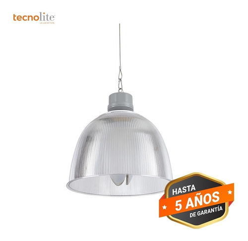 Lampara Industrial Suspendida Led Gris 50w Luz Día 50lfc120l