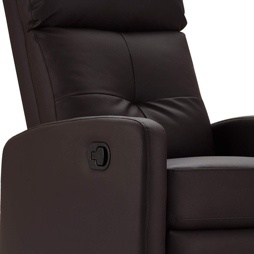 Sillón Reclinable Color Marrón Chocolate Uph10163a