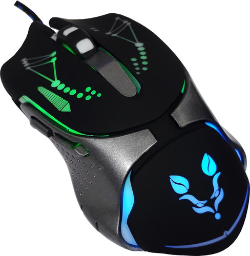 Mouse Gamer Tinji Tj-3 3200dpi Usb 6 Botones Retroiluminado