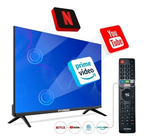 Imagen 4 de 7 de Televisor Hyundai Hyled5805n4km Smart 4k Android By Google