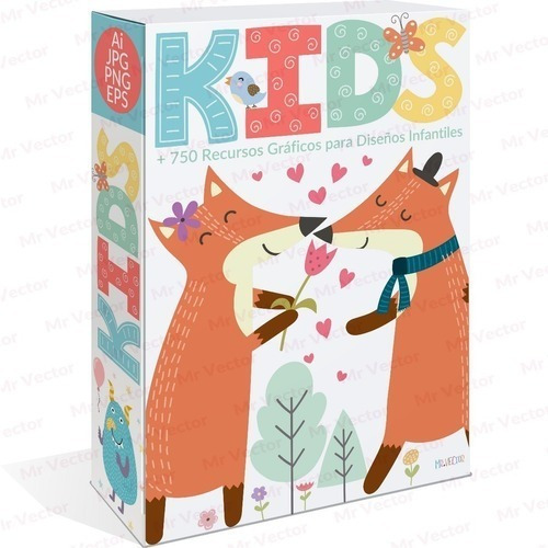 734 Vectores Y Diseños Infantiles Illustrator Animales Niños
