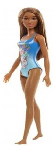 Azul Biquini Barbie Praia - Mattel Ghh38-hdc51