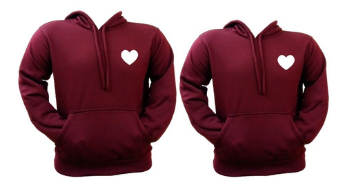 Hoodie Sweater Suéter De Corazon Para Parejas