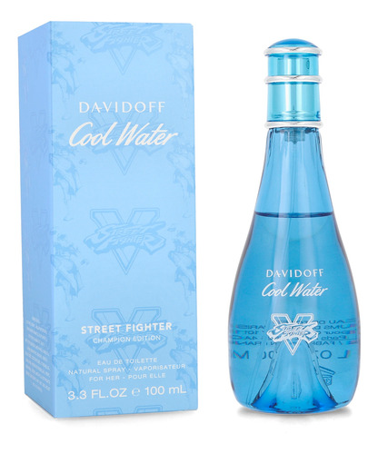 Edição Davidoff Cool Water Street Fighter Champions 100 ml