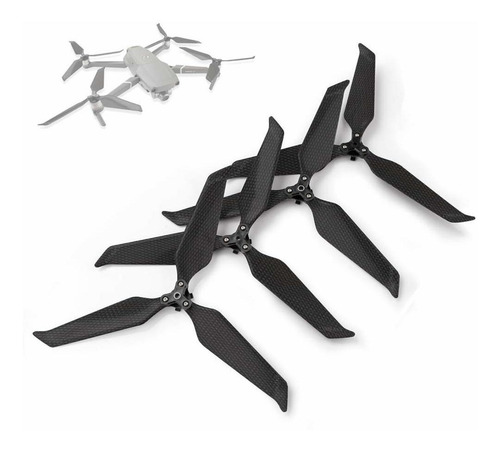 Imagen 1 de 10 de Rcgeek Compatible With Dji Mavic 2 Pro Carbon Fiber Propelle