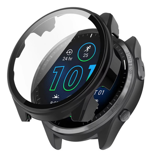 Full Case Compatível Com Garmin Forerunner 965 Com Película