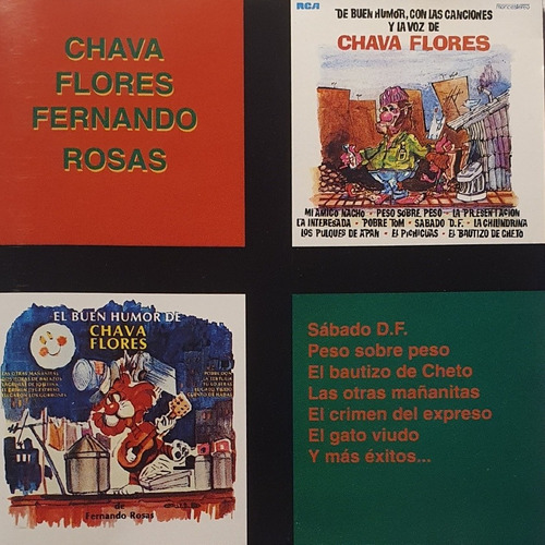 Cd Chava Flores + Fernando Rosas + El Buen Humor