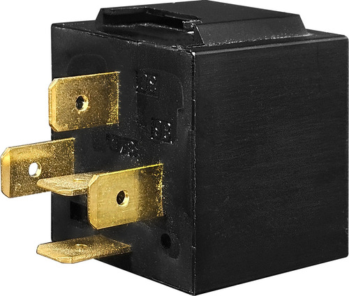 Relé Auxiliar Universal Som Farol Buzina 5 Terminais 12v 40a