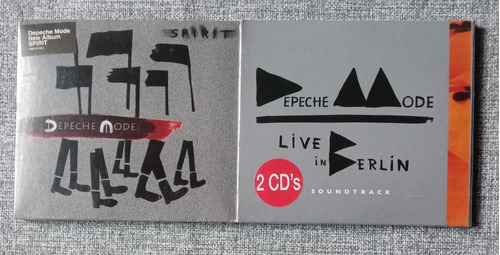 2 Cd Depeche Mode - Spirit Y Berlin Live Soundtrack Nuevos