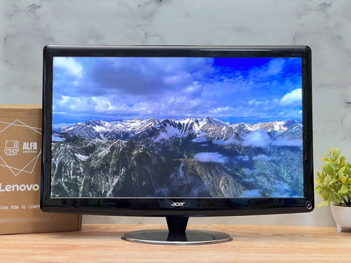 Monitor Acer 27  Widescreen Led 1920x1080 5ms Vga, Dvi