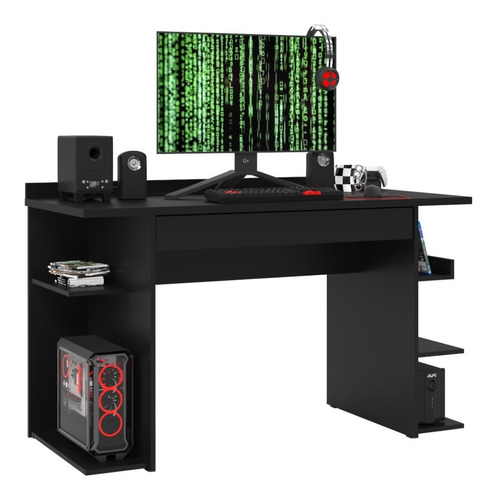 Mesa Para Computador Escrivaninha Gamer 1 Gaveta - Ej Móveis