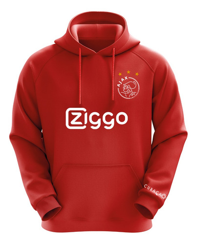 Poleron Rojo Futbol Club Ajax De Ámsterdam 2023