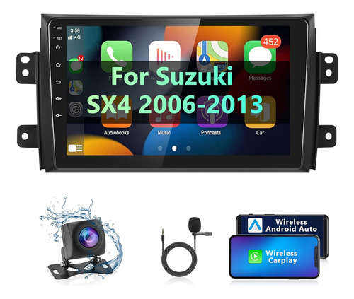 Estéreo Cámara Para Suzuki Sx4 2005-2014 Gps Wifi Fm Frente
