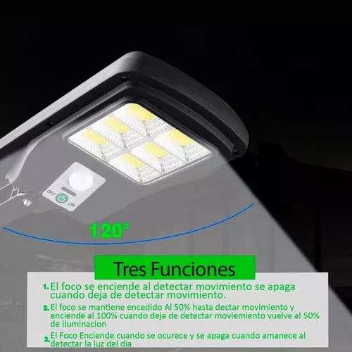 Pack 2 Focos Solar Led Exterior Sensor Movimiento – Luces Led Chile