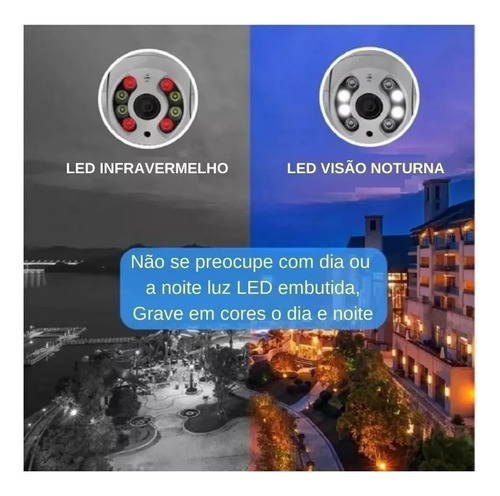 Câmera Ip A8 1080p Wifi Hd Externa Visão Noturna Impermeável