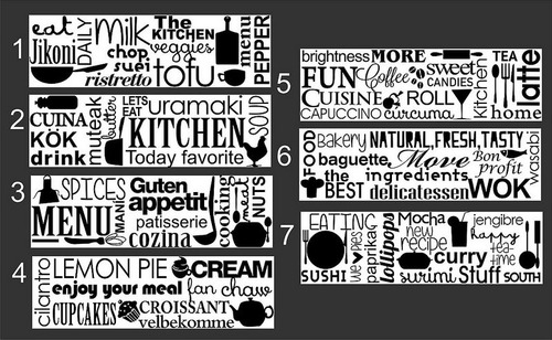 Vinilo Deco Guardas Autoadhesivas Cocina 50cm X 1 Mts 2 Col.
