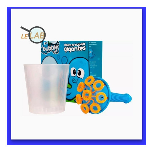 Fabrica Burbujas Gigantes Bubble Lab Chica Original Lelab