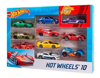 Hot Wheels Pack X10 Coleccion Autos Surtidos - Mattel