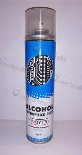 Alcohol Isopropílico Aerosol / 400ml / Alta Pureza 99,9%