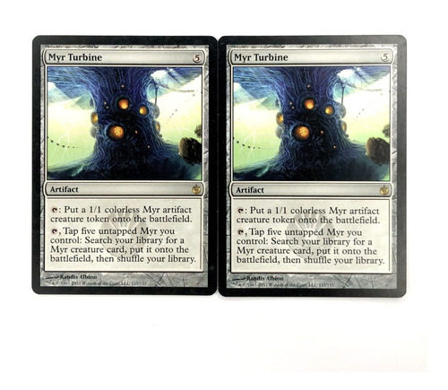 Myr Turbine X2 - Carta Magic The Gathering Mirrodin Besieged