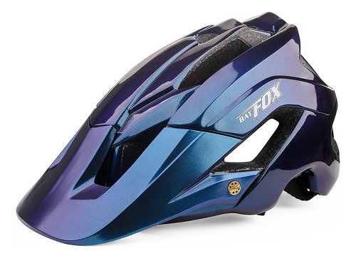 Casco De Ciclismo Btb Batfox Con Visera Exterior