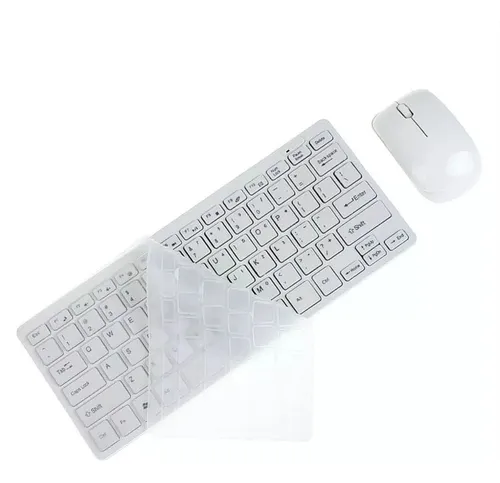 Combo Inalámbrico Mini: Teclado Y Protector + Mouse + Pilas