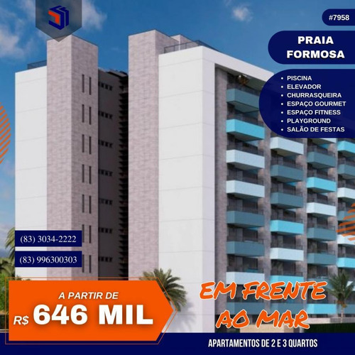 Imagem 1 de 11 de Apartamento Para Venda Em Cabedelo, Praia De Formosa, 2 Dormitórios, 1 Suíte, 2 Banheiros, 1 Vaga - 7958_1-1595511