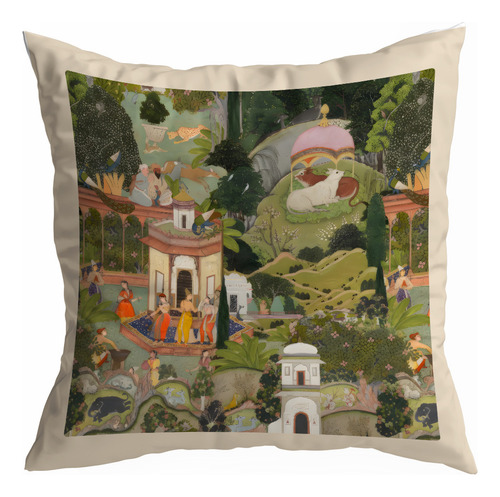 9 Juegos De Fundas De Cojín, Estampado Retro, 45 X 45 Cm