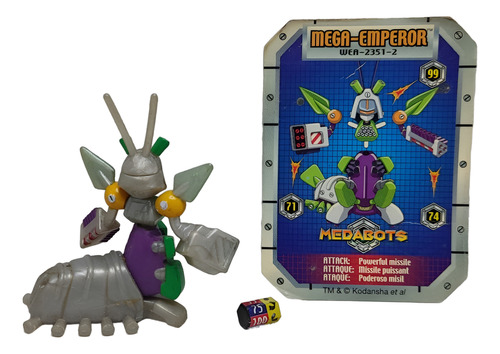 Hasbro Figura De Medabots Mega-emperor Nas/kodansha 1997 (Usado)
