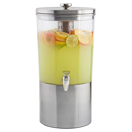 10450 Dispensador De Bebidas De Lujo, 3 Gal, Tritan Y Acero 