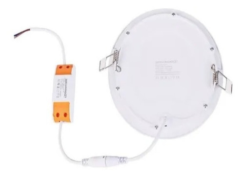 Imagen 2 de 9 de Panel Led Incrustar Redondo Luz Cálida 6w Certificadas