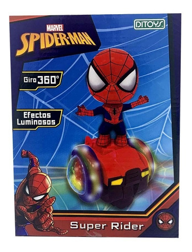 Super Rider Luminoso Hombre Araña Ditoys Quepeños