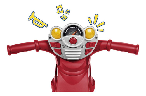 Triciclo Para Niños Radio Flyer Con Luces Y Sonidos 2-5 Años Color Rojo