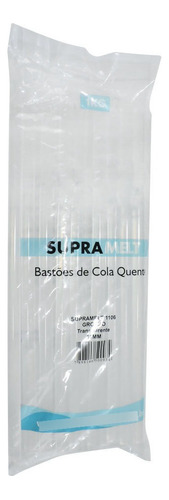 Pacote 1kg Bastão De Cola Quente Grossa 11mm Transparente