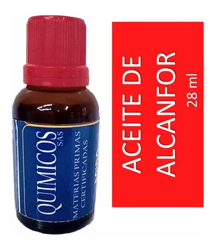 Alcanfor Aceite. Presentacion 28 Cc. M - mL a $1364