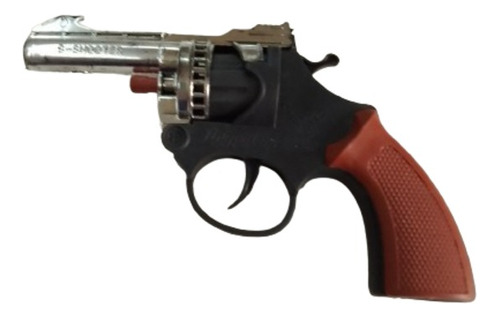 Revolver Plastico De Juguete Para Cebita 8 Disparos