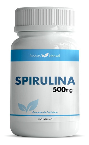 Spirulina - Inibidor De Apetite - 500mg 60 Cápsulas