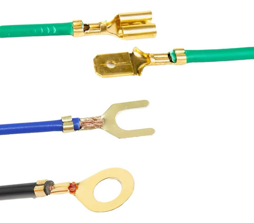 Set Terminales Conector Eléctrico Faston Surtido Universal