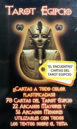 Tarot Egipcio/ 78 Cartas Plastificadas/ Más Un Manual. 