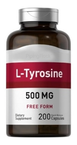 L-tyrosine L-tirosina 500 Mg 200 Capsulas Aminoacido Fatiga