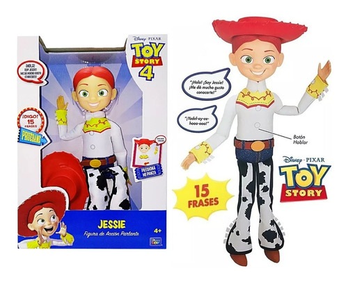 Muñeca Vaquerita Jessie Toy Story 15 Frases 35cm Regalosleon