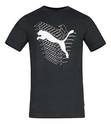 T-shirt Caballero Puma 68016601 Textil Negro