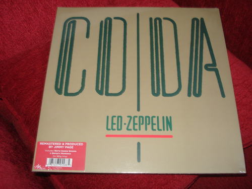 Vinilo Led Zeppelin / Coda (nuevo Y Sellado) Europeo