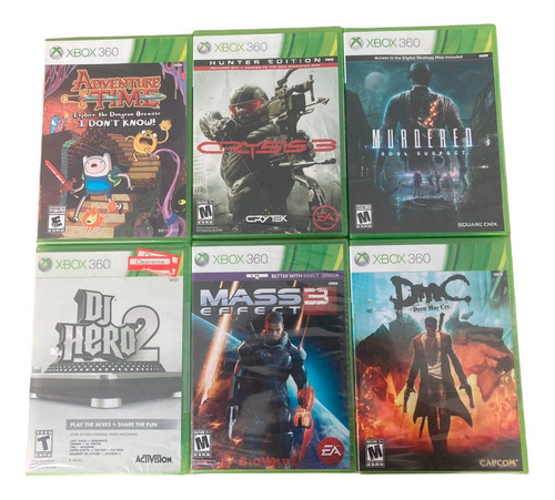 Xbox 360 Juegos Nuevos Originales Y Sellado C/u A 100 Soles!