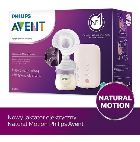 Imagen 3 de 8 de Sacaleche Extractor Electrico Philips Avent Natural P