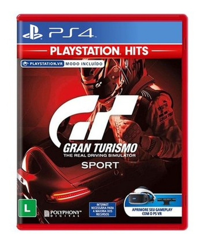 Jogo Gran Turismo Sport Hits Ps4 Novo Mídia Física Lacrado