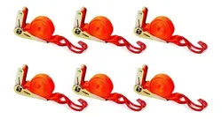 Comprar Kit 6 Cinta Fita Para Prender Amarrar Carga 4.5m X 25mm no Mercado Livre